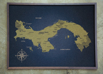 Mapa de Panamá de CORCHO - Colección IMPRESOS