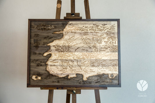 Mapa de las Tierras Occidentales (La Rueda del Tiempo)