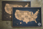 Mapa de EEUU de CORCHO - Colección IMPRESOS