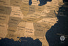 Mapa de EEUU de CORCHO - Colección IMPRESOS