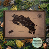 Mapa de Costa Rica en Corcho Natural - Colección Impresos · 45 × 33 cm