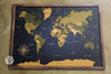 Mapamundi de CORCHO - Colección RELIEVE - 110 x 80 cm