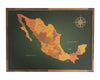 Mapa de México de Corcho · Colección IMPRESOS