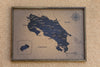Mapa de Costa Rica en Corcho Natural - Colección Impresos · 45 × 33 cm