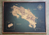 Mapa de Costa Rica de Corcho · Colección IMPRESOS | 80 × 58 cm