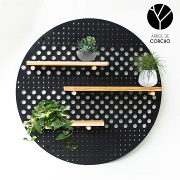 Pegboard Organizador de Pared – Kit Completo de 125 Piezas