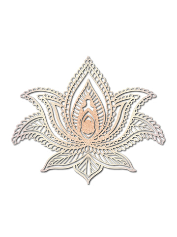 Mandala Flor de Loto de Corcho Natural – Decoración de Pared Boho