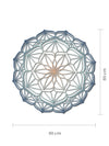 Mandala Sol 1 de Corcho Natural – Decoración de Pared Boho