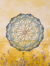 Mandala Sol 1 de Corcho Natural – Decoración de Pared Boho