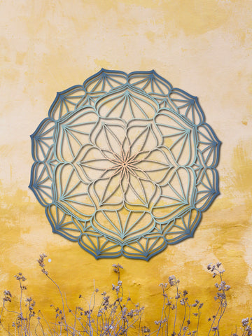 Mandala Sol 1 de Corcho Natural – Decoración de Pared Boho