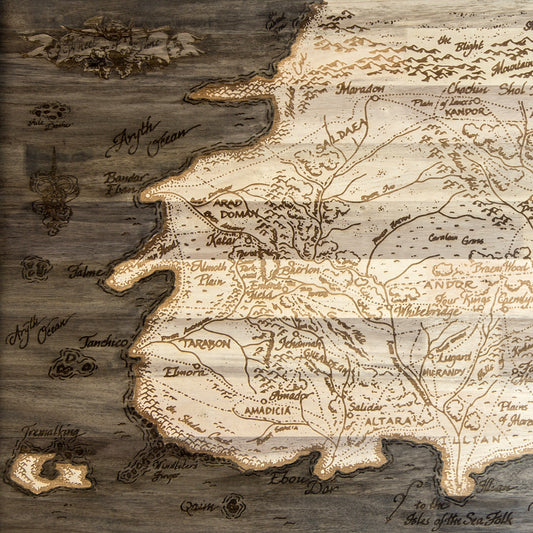 Mapa de las Tierras Occidentales (La Rueda del Tiempo)